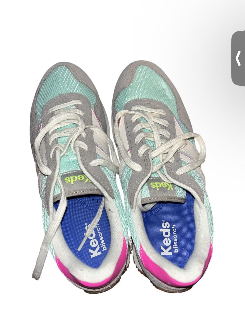 Keds Mint, Gray & Pink Women's Athletic Sneakers
